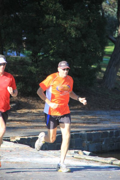 SPEEDY FEET: Brad Simmons was the fastest in last Sunday's 8km run and the quickest around Elephant Park Wednesday.