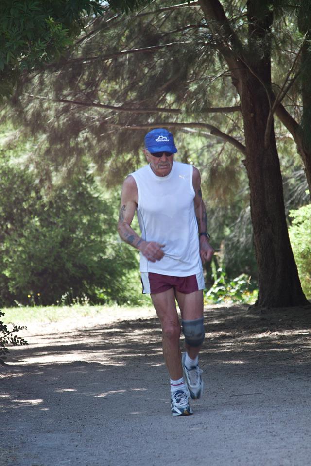 HE'S BACK: Runners' Club long time member Jim Rich, who regularly attends Sunday runs, has made a return to the Wednesday Elephant Park runs in the last few weeks and this week made an improvement on his personal best for the three laps.