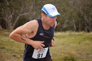 ON FIRE: Jared Sullivan, picture tackling this year's Great Volcanic Mountain Challenge, backed up his great results from Mount Arthur the previous weekend by being clearly the fastest on course in the 10km run at Bargwanna Road on Sunday 
